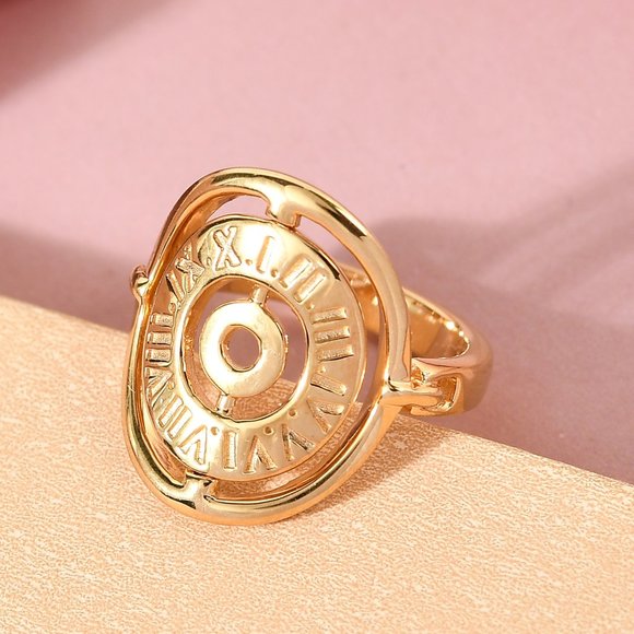 SUNDAYS CHILD Vermeil Yellow Gold Over Sterling Silver Fancy Ring 5.60 Grams - Picture 2 of 6